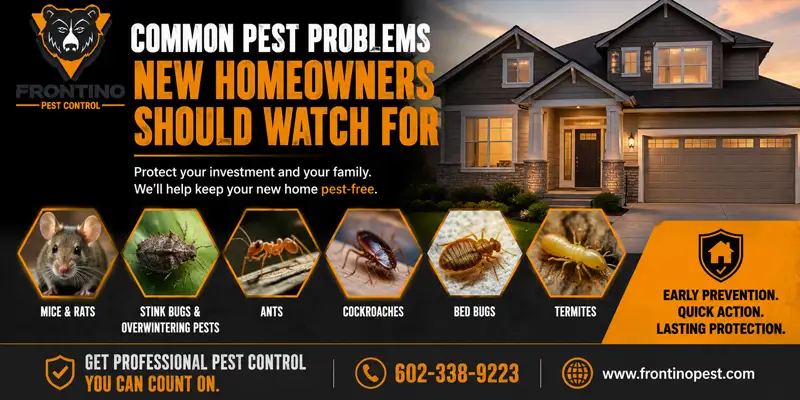 Are You a New Homeowner? Here Are 6 Common Pests You May Encounter